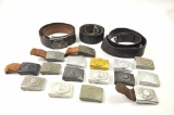 20IB-19 GERMAN BUCKLES & BELT LOT