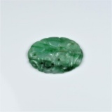 20CAI-30 APPLE GREEN & WHITE JADE PIECE
