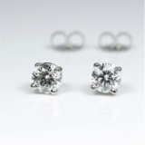 20CAI-38 IDEAL CUT DIAMOND STUD EARRINGS