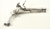 20IU-11 SCOTTISH RAMSHORN BUTT FLINTLOCK