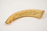 20IU-4 CARVED IVORY POWDER FLASK