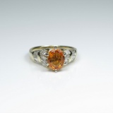 20CAI-19 MANDARIN GARNET RING