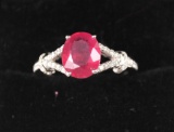 20RPS-48 RUBY & DIAMOND RING