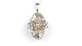 20CAI-8A VINTAGE DIAMOND PENDANT