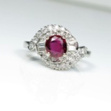 20CAI-2A RUBY & DIAMOND RING