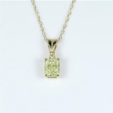 20CAI-6 YELLOW DIAMOND PENDANT