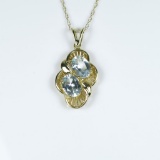 20CAI-32 AQUAMARINE PENDANT