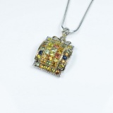 20CAI-37 RAINBOW SAPPHIRE PENDANT