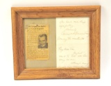 20HI-24 HANDWRITTEN LETTER