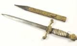 20IA-26 GILT BRONZE MOUNTED DAGGER
