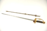 20HZ-1 1860 U.S. STAFF & FIELD OFFICER'S SWORD