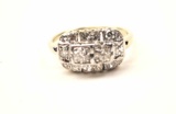 20RPS-23 VINTAGE DECO DIAMOND RING
