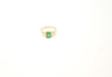 20RPS-24 EMERALD & DIAMOND RING