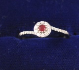 20RPS-47 RUBY & DIAMOND RING