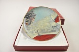 20HI-111 LOT OF 14 PAINTED FINE CHINA  PLATES