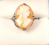 20RPS-41 ANTIQUE CAMEO RING