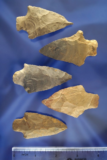 Set of 5 Pickwick Knives found in Trigg Co., Kentucky.