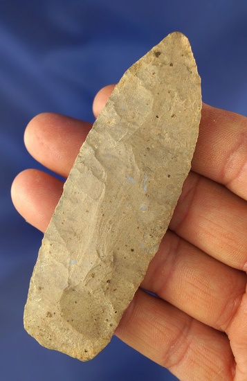 3 3/4" Well styled Lanceolate made from Ft. Payne Chert, found in Trigg Co., Kentucky.