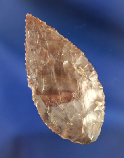 1 15/16" Leaf Point with micro-serrations found near the Columbia River on the Washington side.