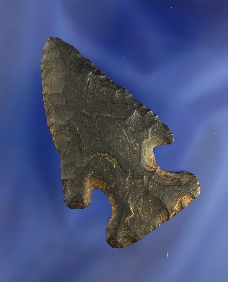 2 3/4" Archaic Bevel made from Kanawha Flint found in Kanawha Co., West Virginia.