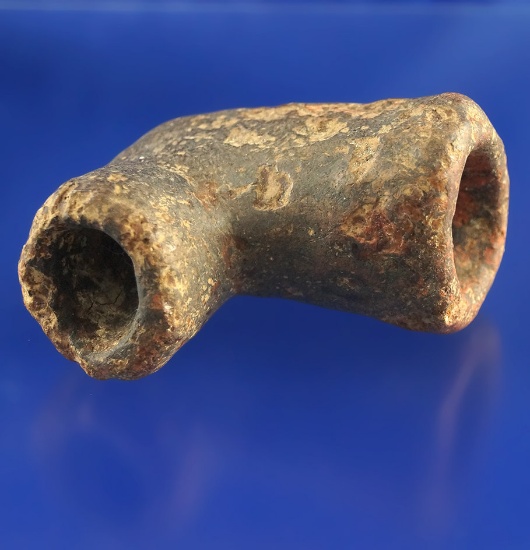 2 3/4" Elbow Pipe made from Clay, found in Trigg County Kentucky.