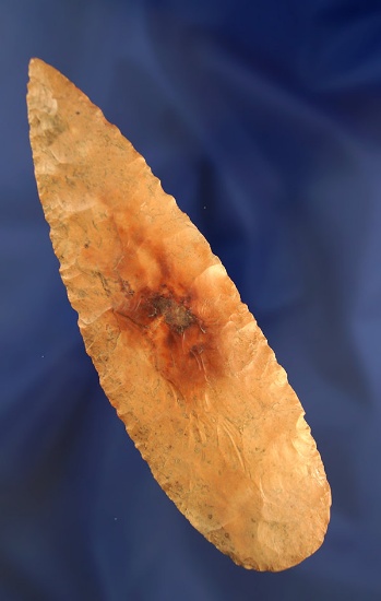 5 3/8" Nicely patinated Lanceolate Knife found in Rush Co., Indiana.