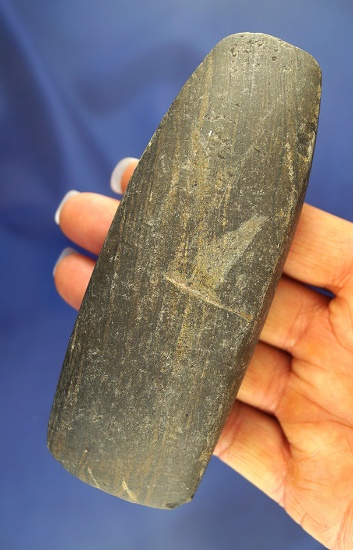 Well styled 5 1/8" Banded Slate Adze found in Ohio.