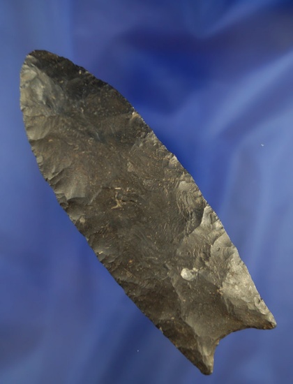 4 15/16" Clovis found in Clark Co., Ohio. Comes with a Jackson COA. From the F. Geyer Collection.