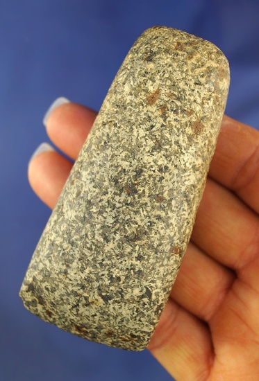 3 5/8" Well polished Hardstone Celt found in Indiana.