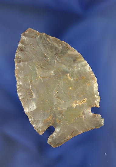 2 9/16" Thin and well flaked Archaic Sidenotch found in Trigg Co., Kentucky.