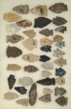 Large assortment of Arrowheads found in Ohio, largest is 2 1/2