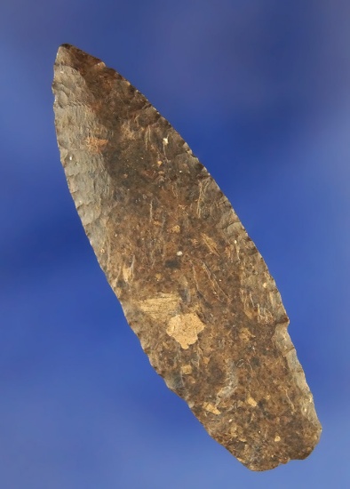 Excellent flaking on this 2 7/16" Windust found near Bob's Point, Oregon. Ex. Lynn Woodcock.