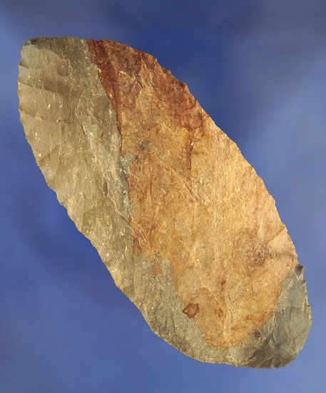 Well patinated 4 1/2" Blade found near the Columbia River. Ex. Bill Peterson Collection.