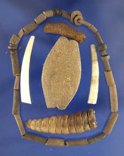 Set of Artifacts all found near the Columbia River. Ex. Bill Peterson Collection.