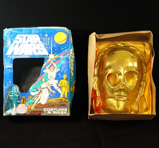 Star Wars 1977 Ben Cooper C-3PO Costume & Mask, with Original Box.