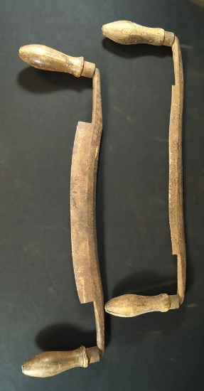 Pair of large Spokeshaves, that were once used at the Gossport Ship Yard in Virginia.