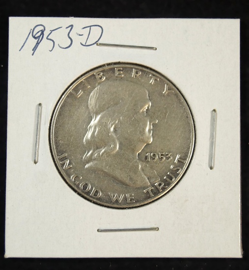 1953-D Liberty Silver Half Dollar.