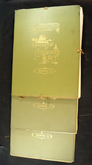 Three volumes of Gallery Contemporary Art from the Artists Imperial Edition company.