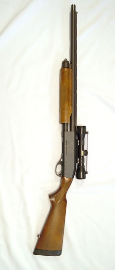 Remington Model 870 Epress 12 Gauge Shotgun with a Simmons 4x32 Scope.