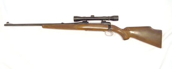 Savage .243 Rifle Model 110 L – Left handed bolt action with a 4x Weaver scope & mounts.