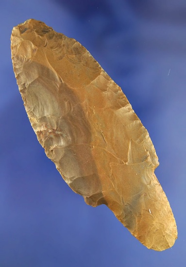 4 1/4" Adena found in Preble Co., Ohio.  Made from Carter Cave Flint.