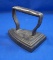 Tailors iron, black cast iron, 2, Coalbrook Dale Co, Ht 4 1/2