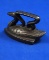 Early little swan iron, child size, Ht 1 1/2