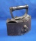 Charcoal box iron, double pointed, cast iron, Ht 7