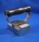 Hatters iron, sad, wood handle, Ht 4 1/2, 4