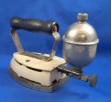 Gas fuel iron, American Gas Machine Co, Albert Lee, Minnesota, model 67, Ht 6