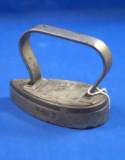 Small tear drop shaped iron, cast iron, 