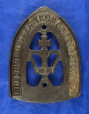 Trivet, center is a crown, 