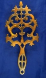 Brass trivet, 9