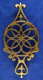 Brass trivet, 8